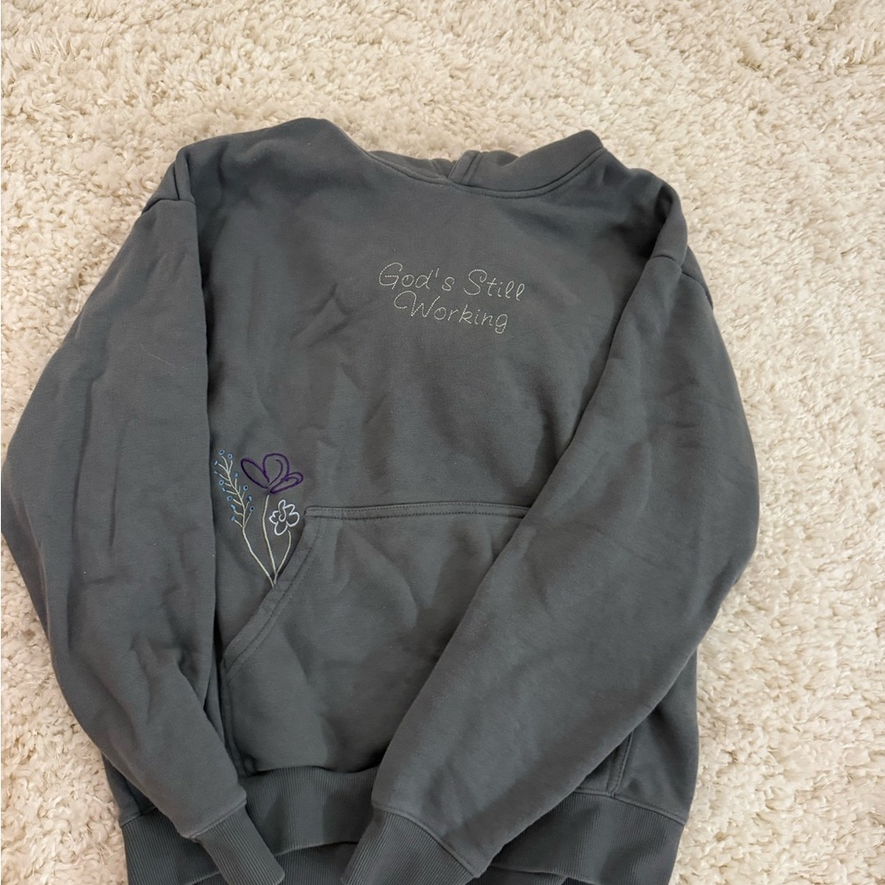 elevated faith grey sweatshirt